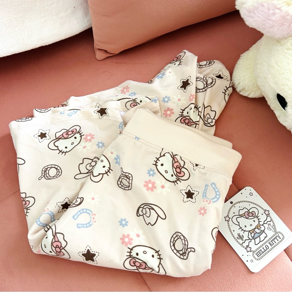 NWT Hello Kitty Sanrio Cowboy Pajama Shorts Boxers 2X